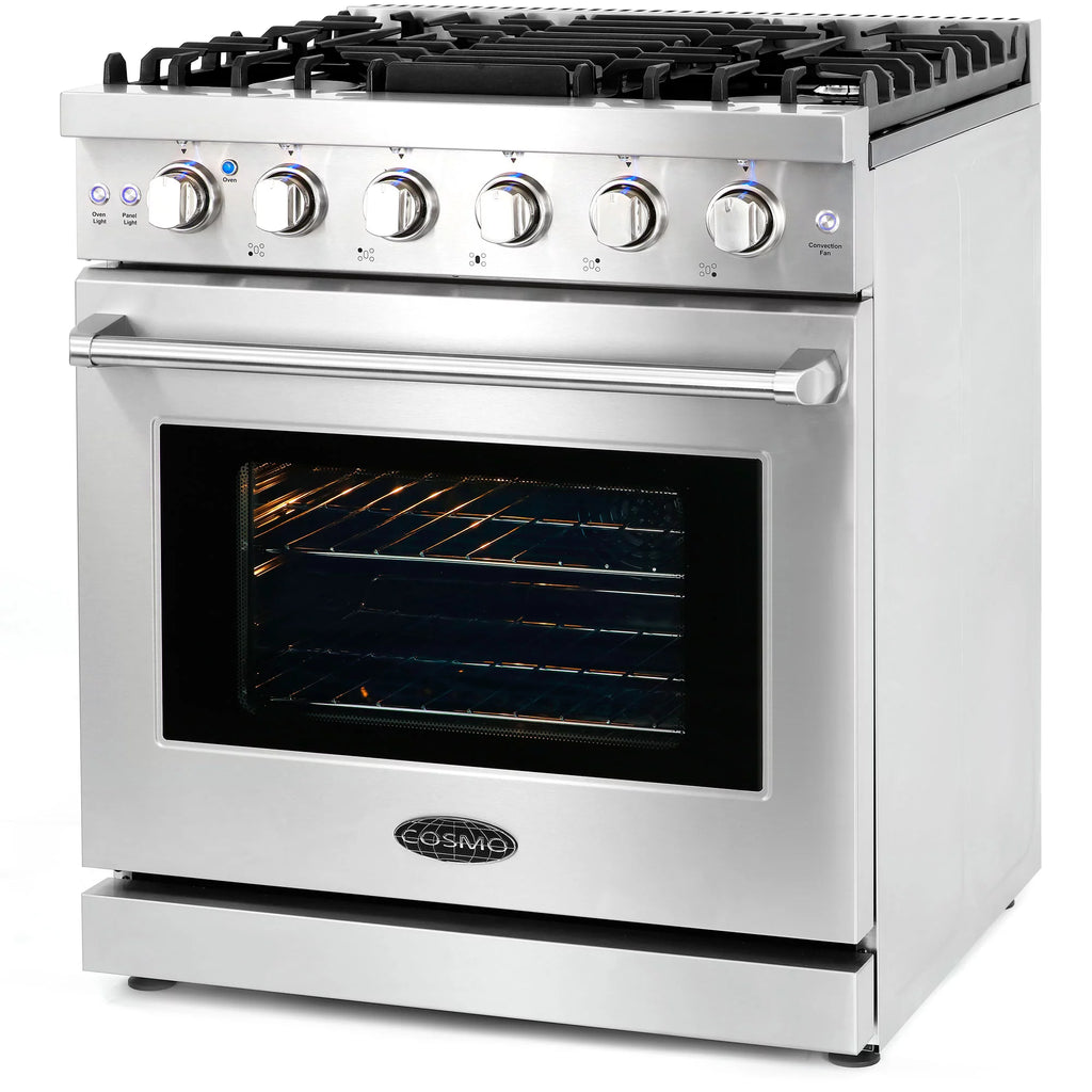 5 Piece Kitchen Appliance Package with Gas Range Dishwasher French Door Refrigerator Wine Refrigerator N78540