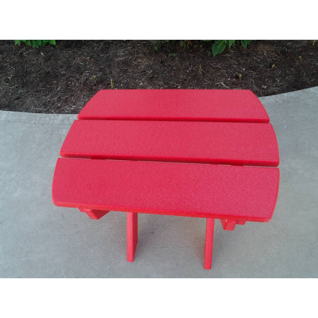 Lime Green Recycled Poly Lumber Folding End Table E2790