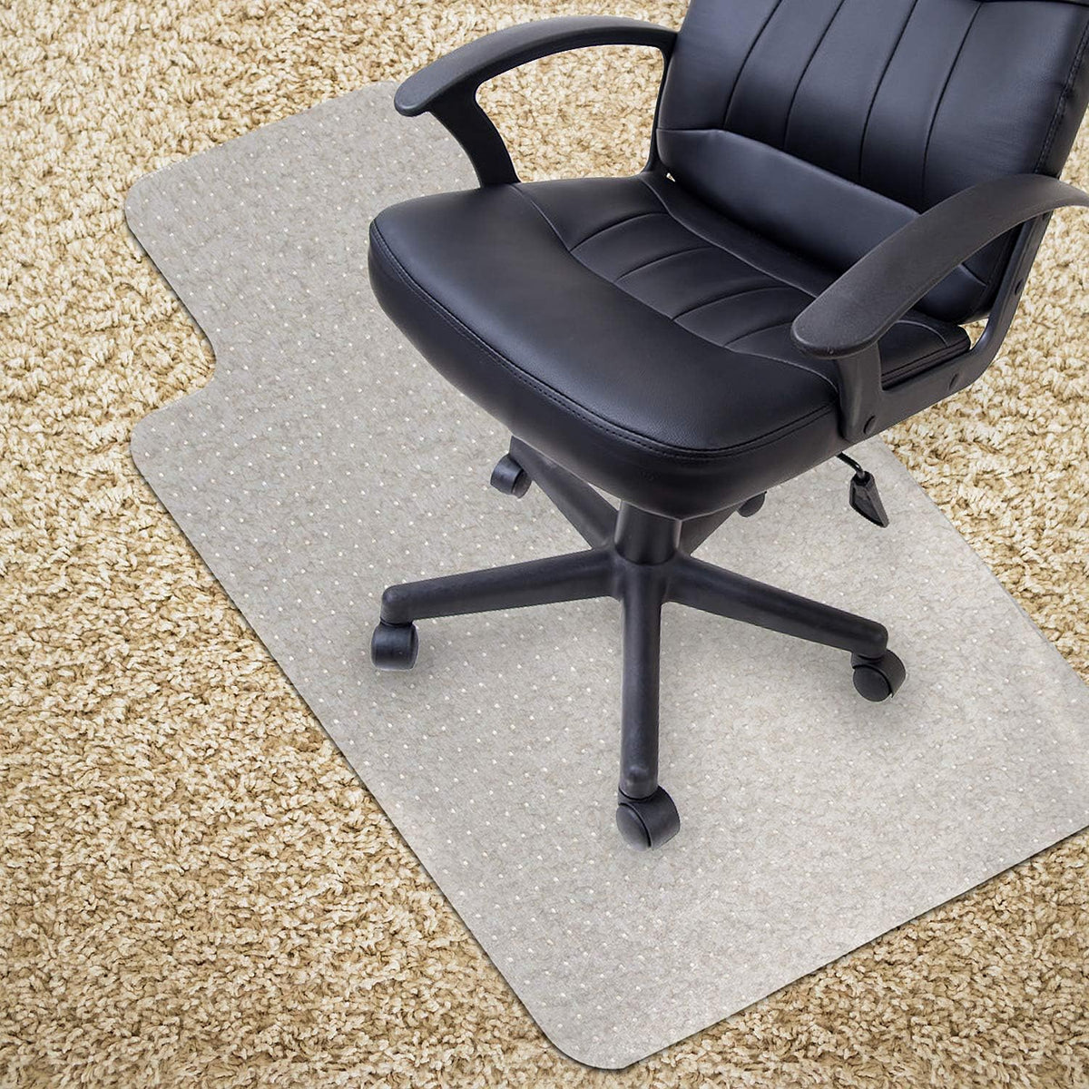Transparent 30 X 48 with Lip Chair Mat for Carpets Y651831