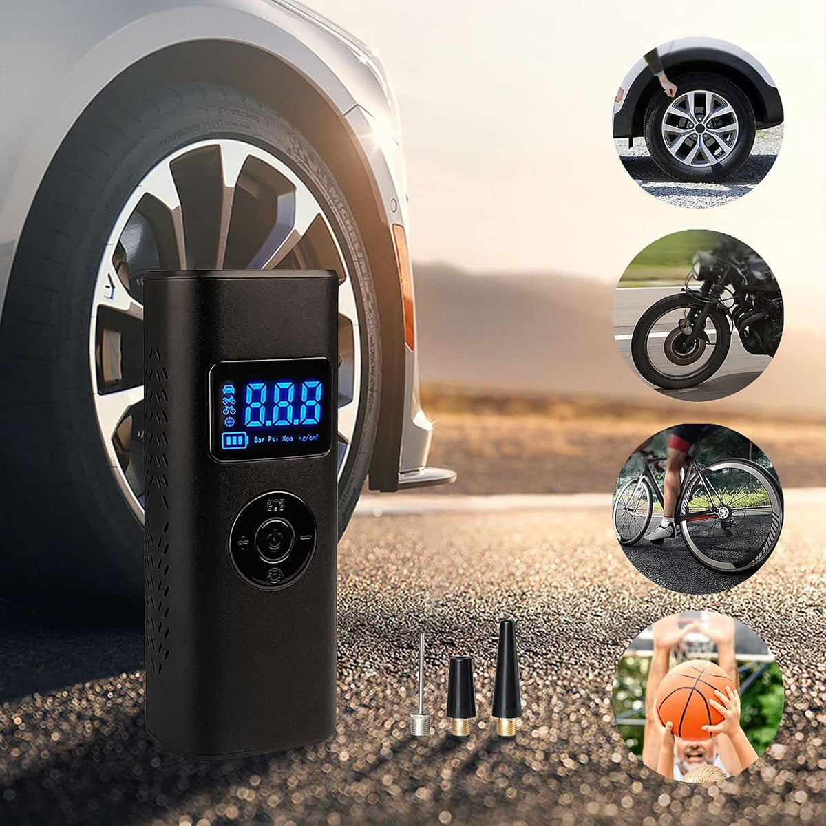 Portable Air Compressor 150PSI Cordless Air Pump V54631