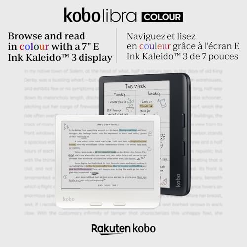 7” Glare-Free Colour E Ink Display eReader B15965