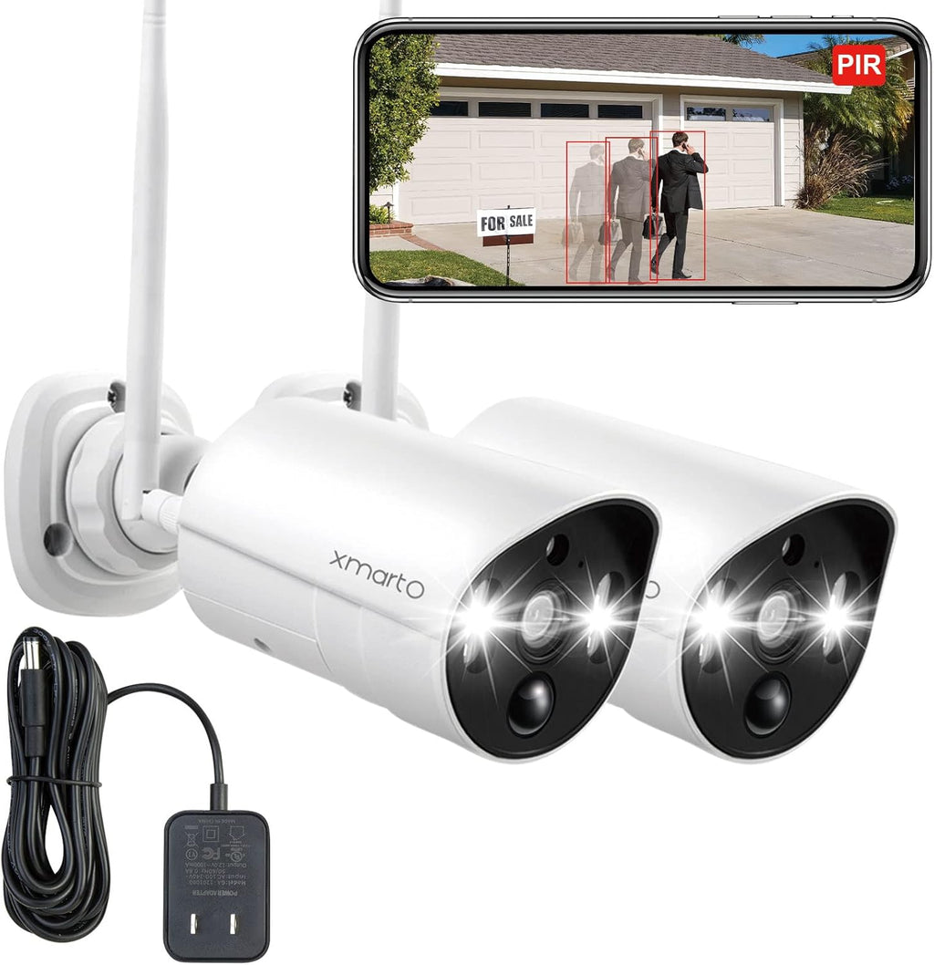 2K HD Wireless Security Camera System with Color Night Vision S27783