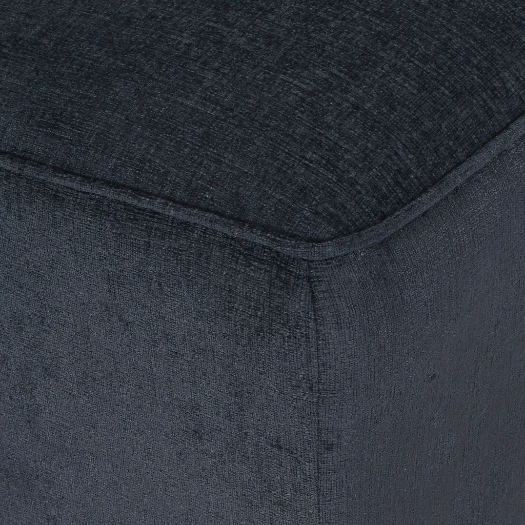 Charcoal Fabric Tufted Chaise Lounge F9954