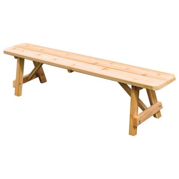 Mushroom Stain Backless Bench F4441