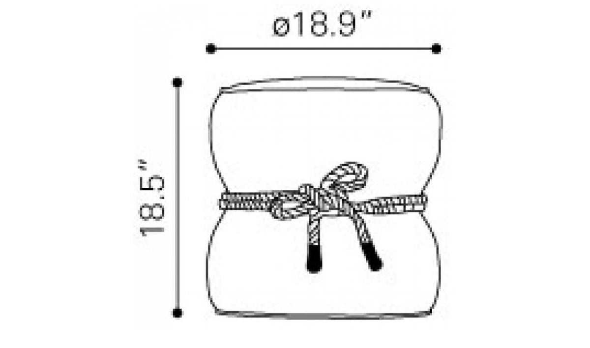 Orange Ottoman G338