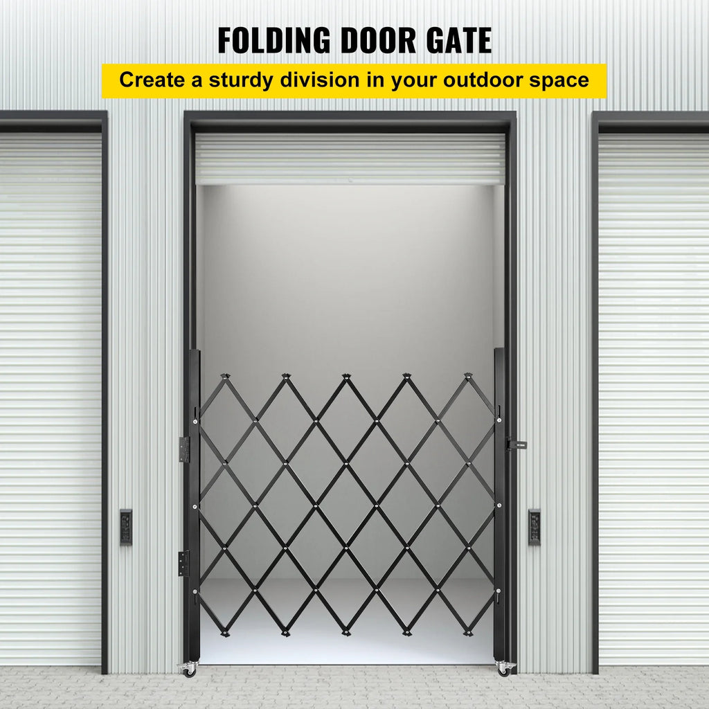 Folding Steel Security Gate with Padlock V5892