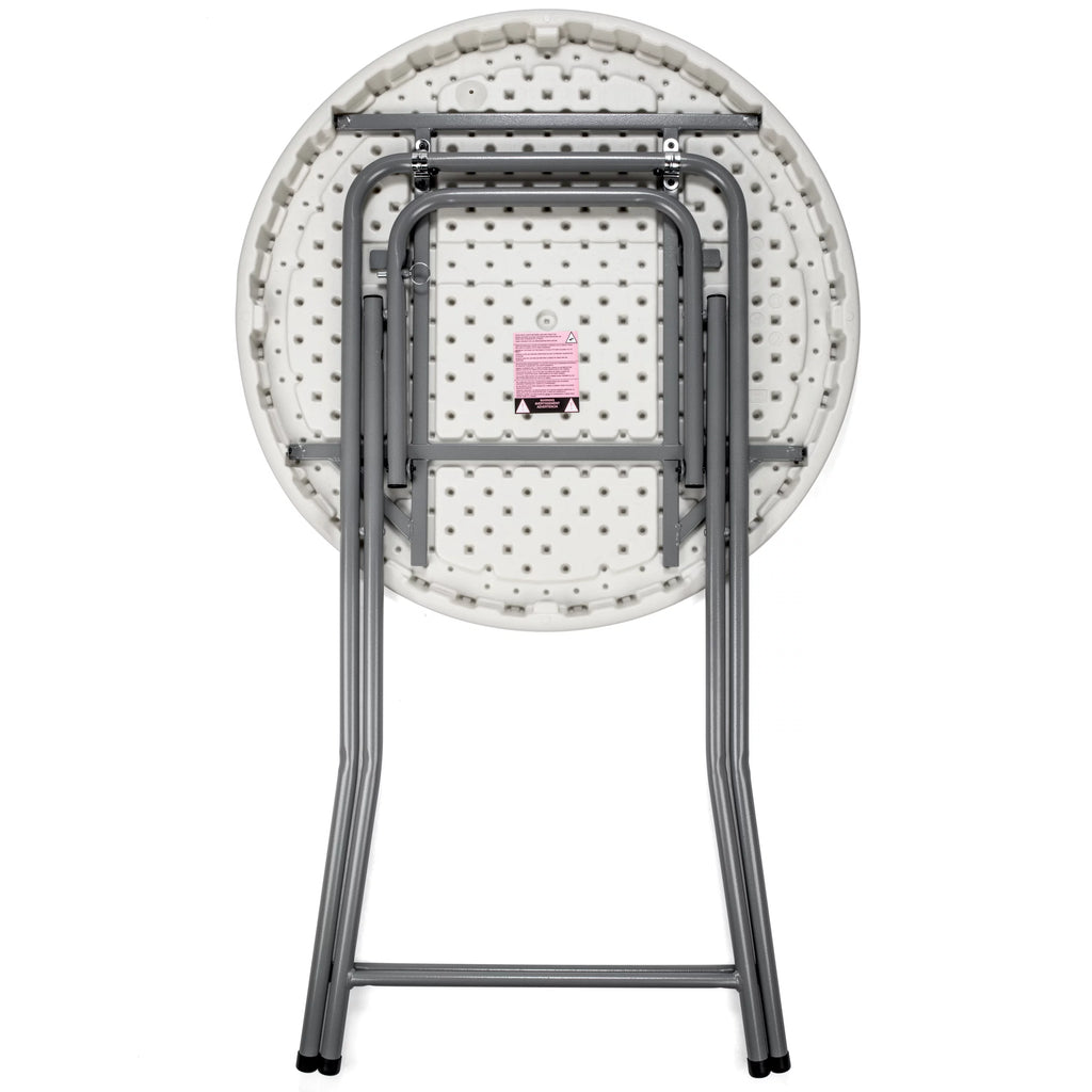 32" Round Plastic Folding Table T395106