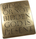 Irish Plaque Resin Casting Bronze Coated 8 1/4 Inches Tall by 6 3/4 Inches Wide Pack of 2 A185055
