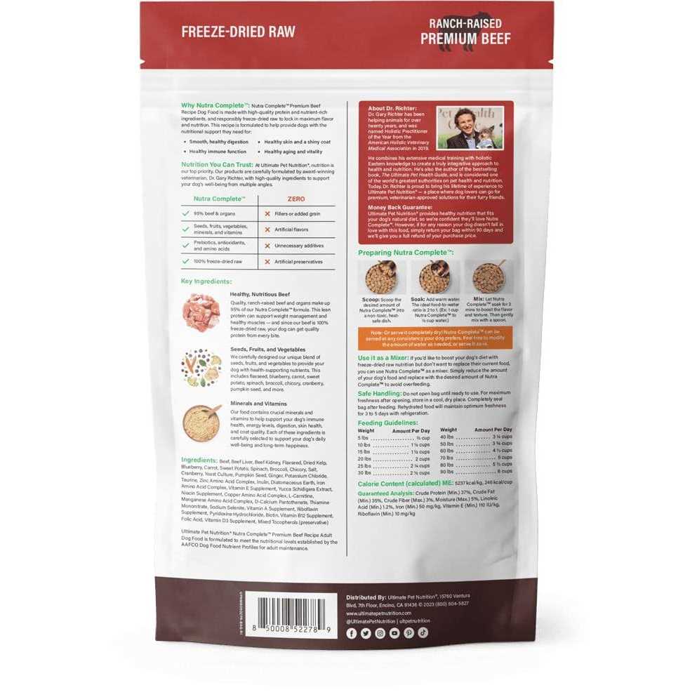 Freeze Dried Beef Dog Food O95212