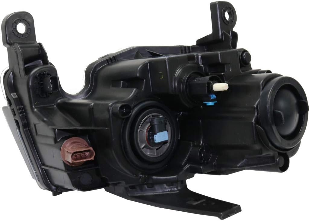 Jeep Grand Cherokee Passenger Side Black Bezel Halogen Headlight Assembly C186016