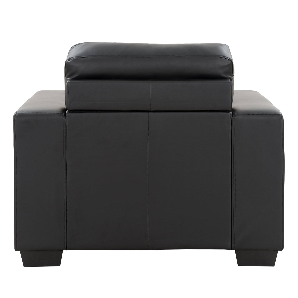 Tufted Bonded Leather Club Chair P137