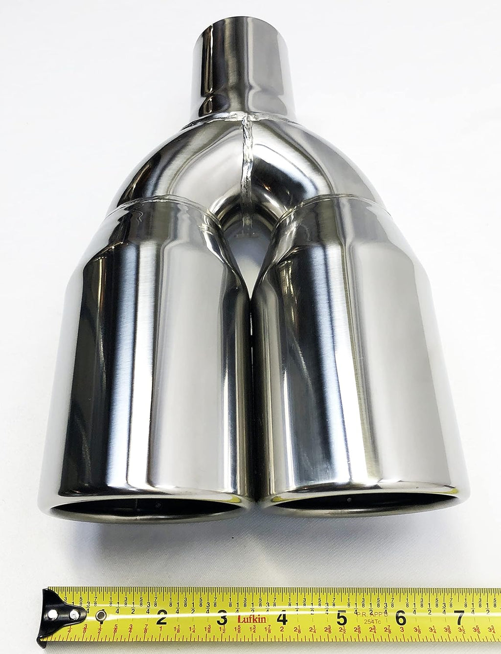 Dual Round Stainless Steel Exhaust Tip Pack of 2 Z874567