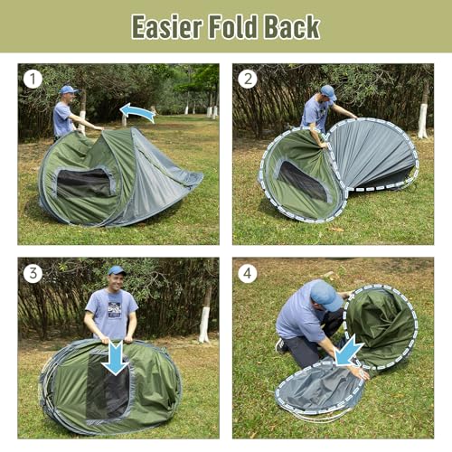 2 Person Waterproof Instant Pop-up Camping Tent I687