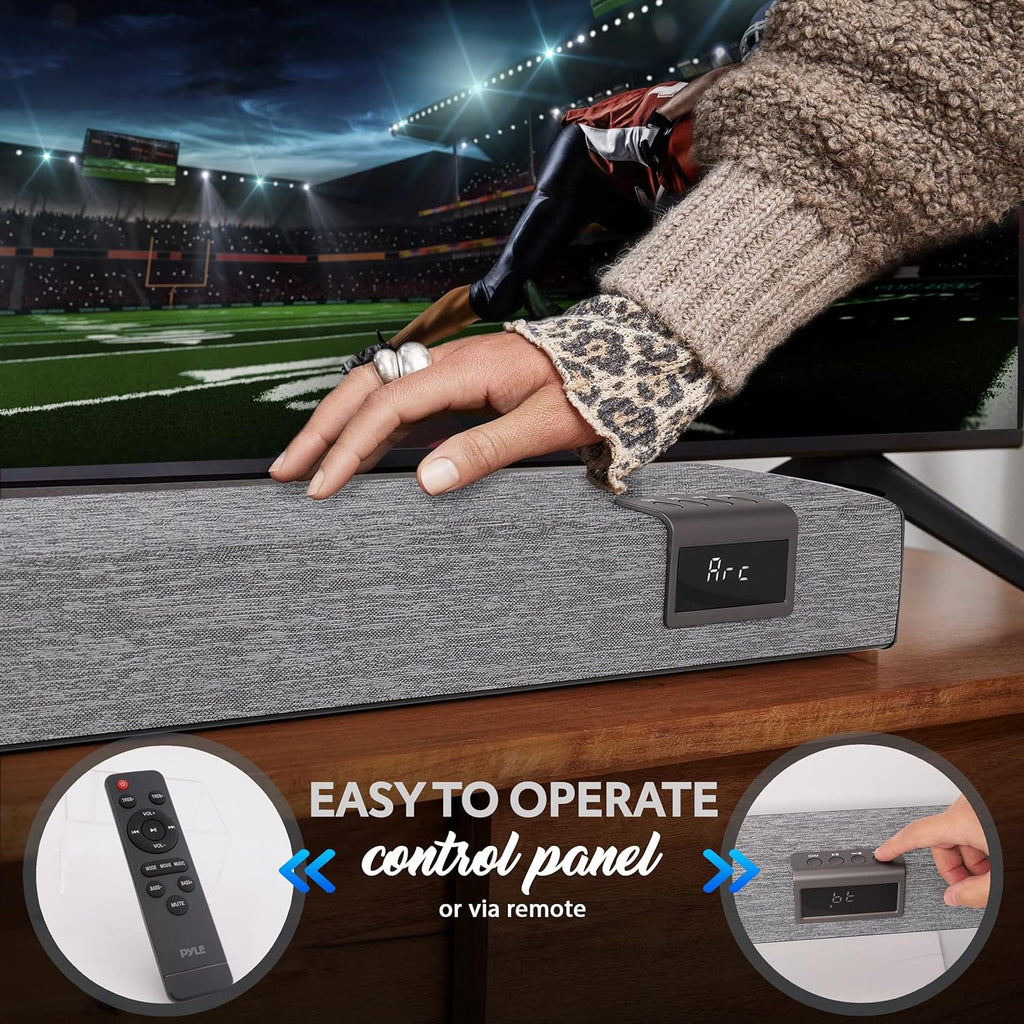60W Bluetooth Sound Bar with Remote Control D6887