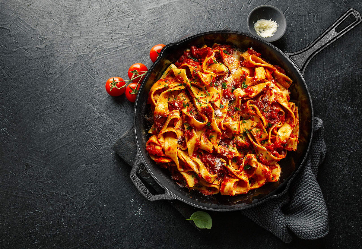 12'' Black Cast Iron Frying Pan Y713