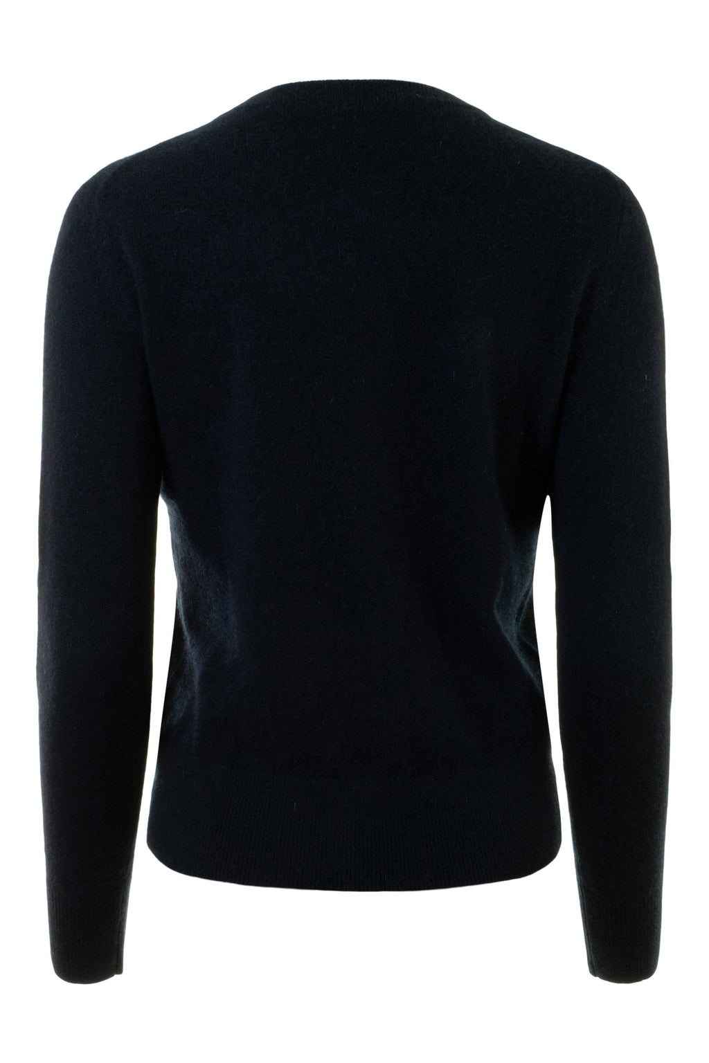 Misty Grey Heather Cashmere Crewneck Q217