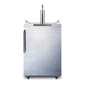 24" Stainless Steel Outdoor Beer Dispenser with Single Tap R5447