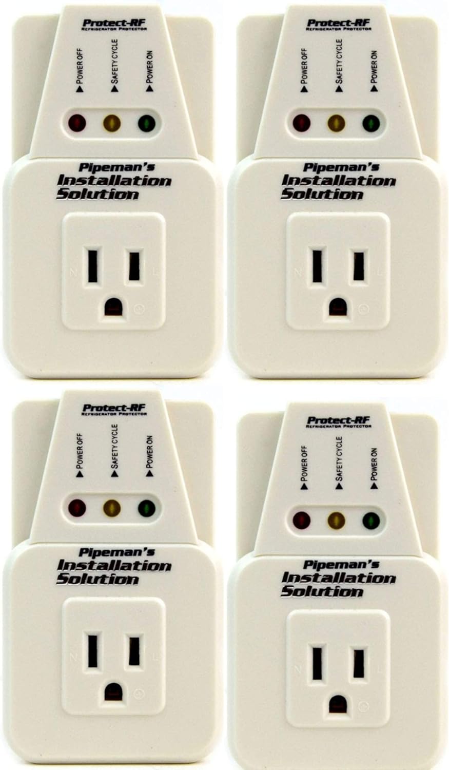 4 pcs Voltage Protector Surge 1800 Watts Appliance Q994
