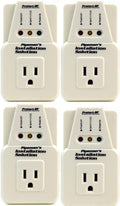 4 pcs Voltage Protector Surge 1800 Watts Appliance Q994