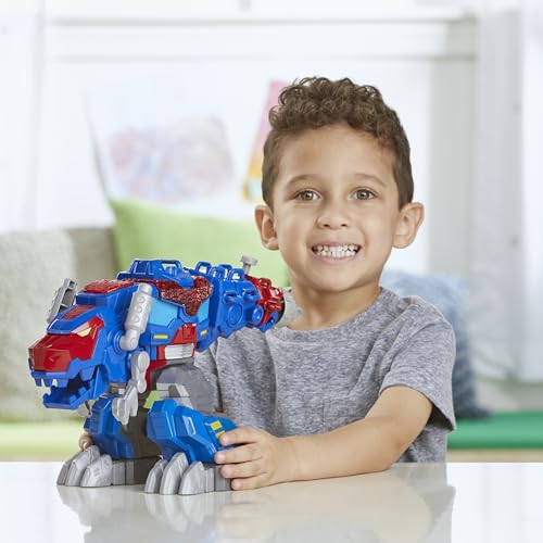 Optimus Prime T-Rex Converting Action Figure with Lights and Sounds X650