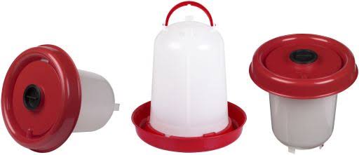Red Chicken Drinker 10 L. with Plung C934