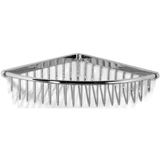 Satin Nickel Large Corner Basket W697