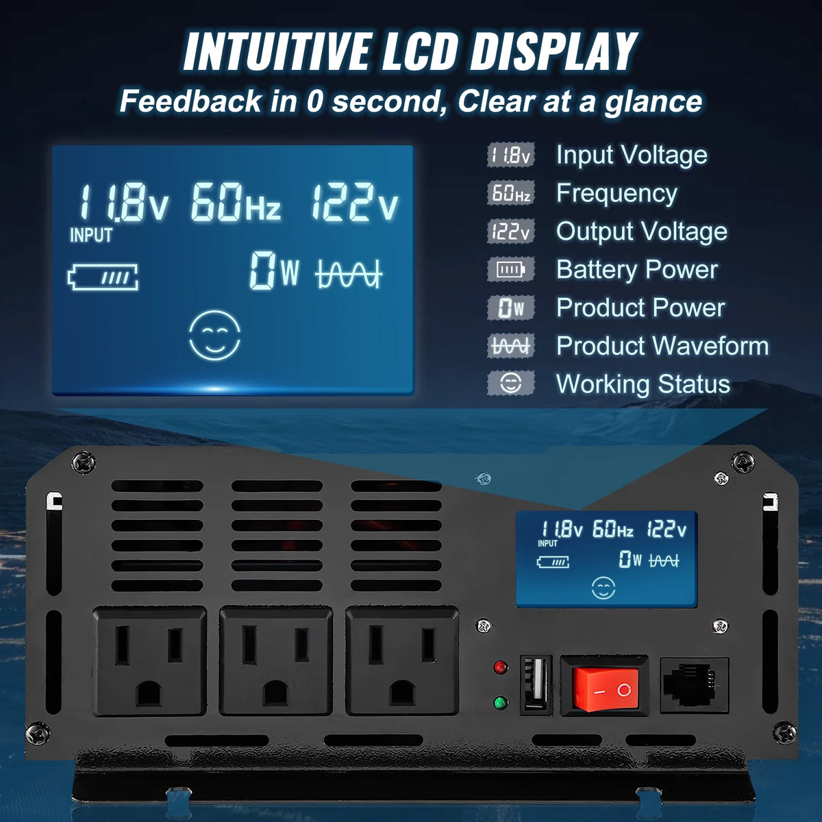 2500 W Pure Sine Wave Inverter Z848
