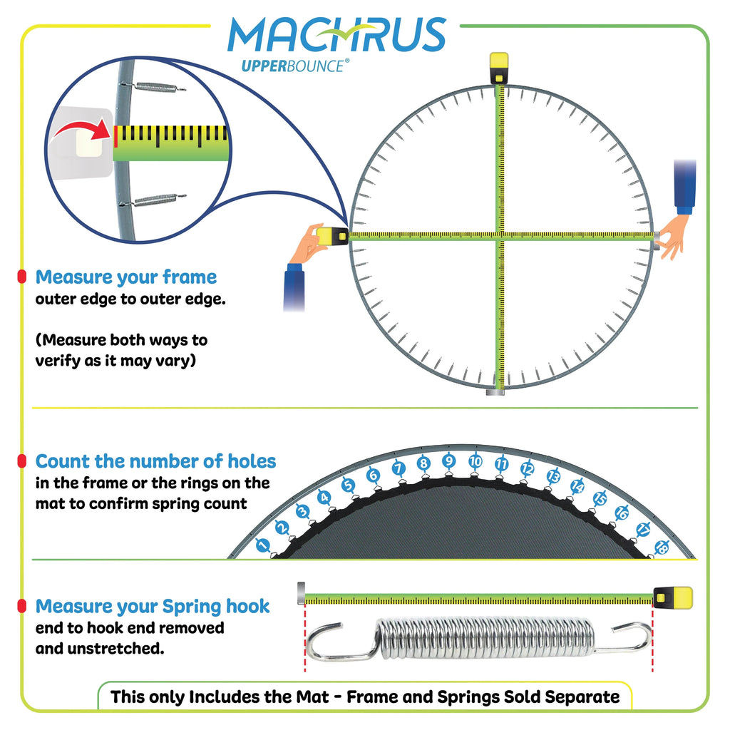 36 V-Rings Jumping Surface for 3.7' Trampoline M95702