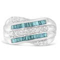 14k White Gold Diamond Band Ring L576239