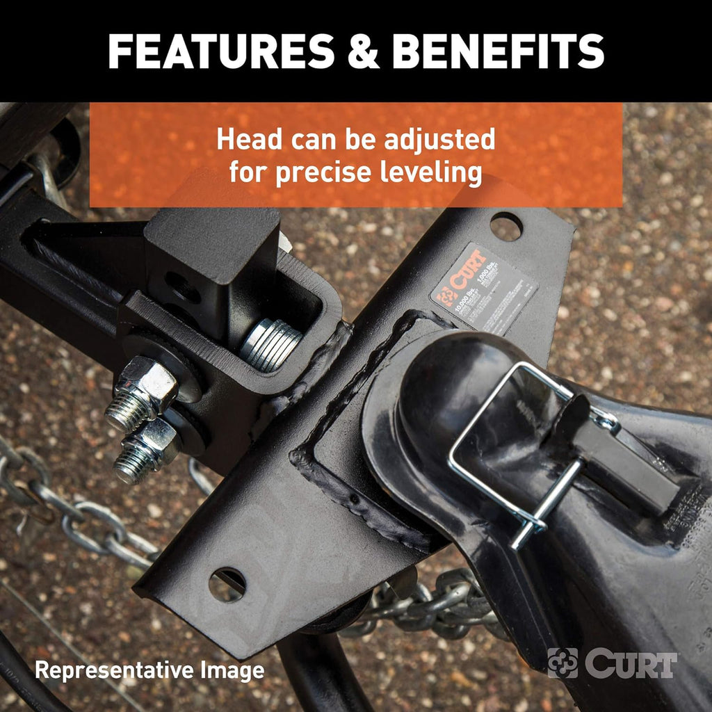 2-Inch Shank Round Bar Weight Distribution Hitch L3427