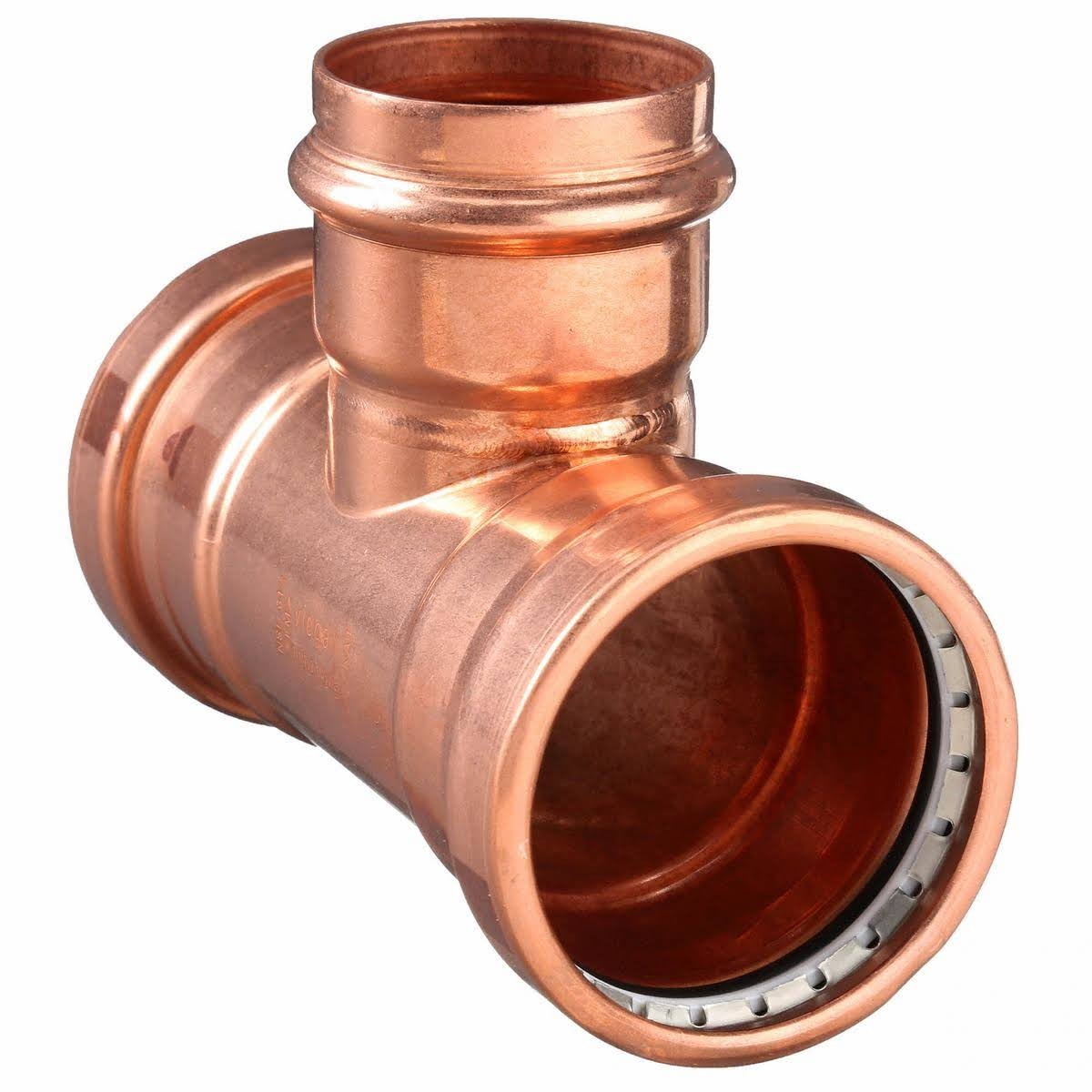 Copper XL Tee, 2-1/2x22 x 2-1/2x22 x 2x22 P458