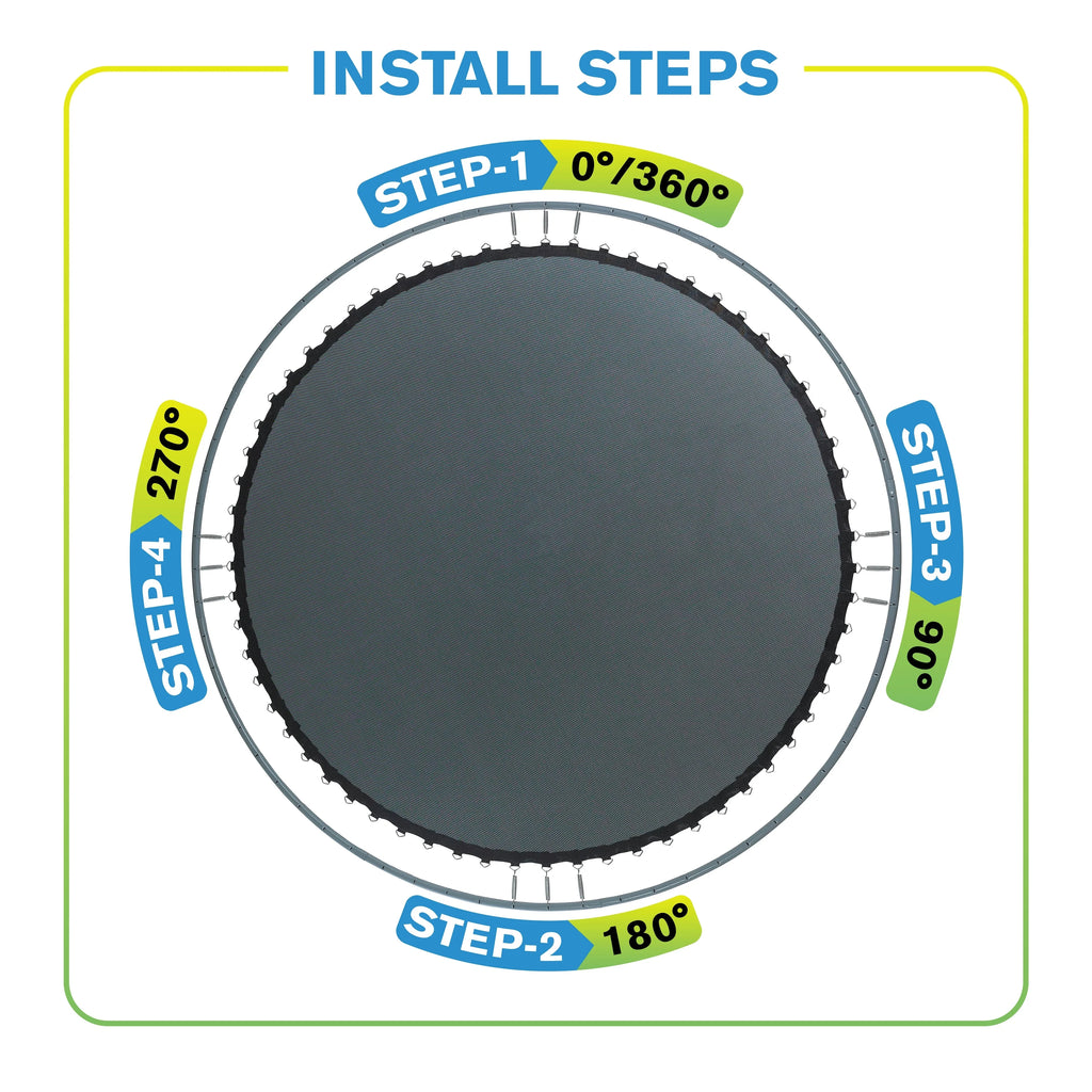 36 V-Rings Jumping Surface for 3.7' Trampoline M95702