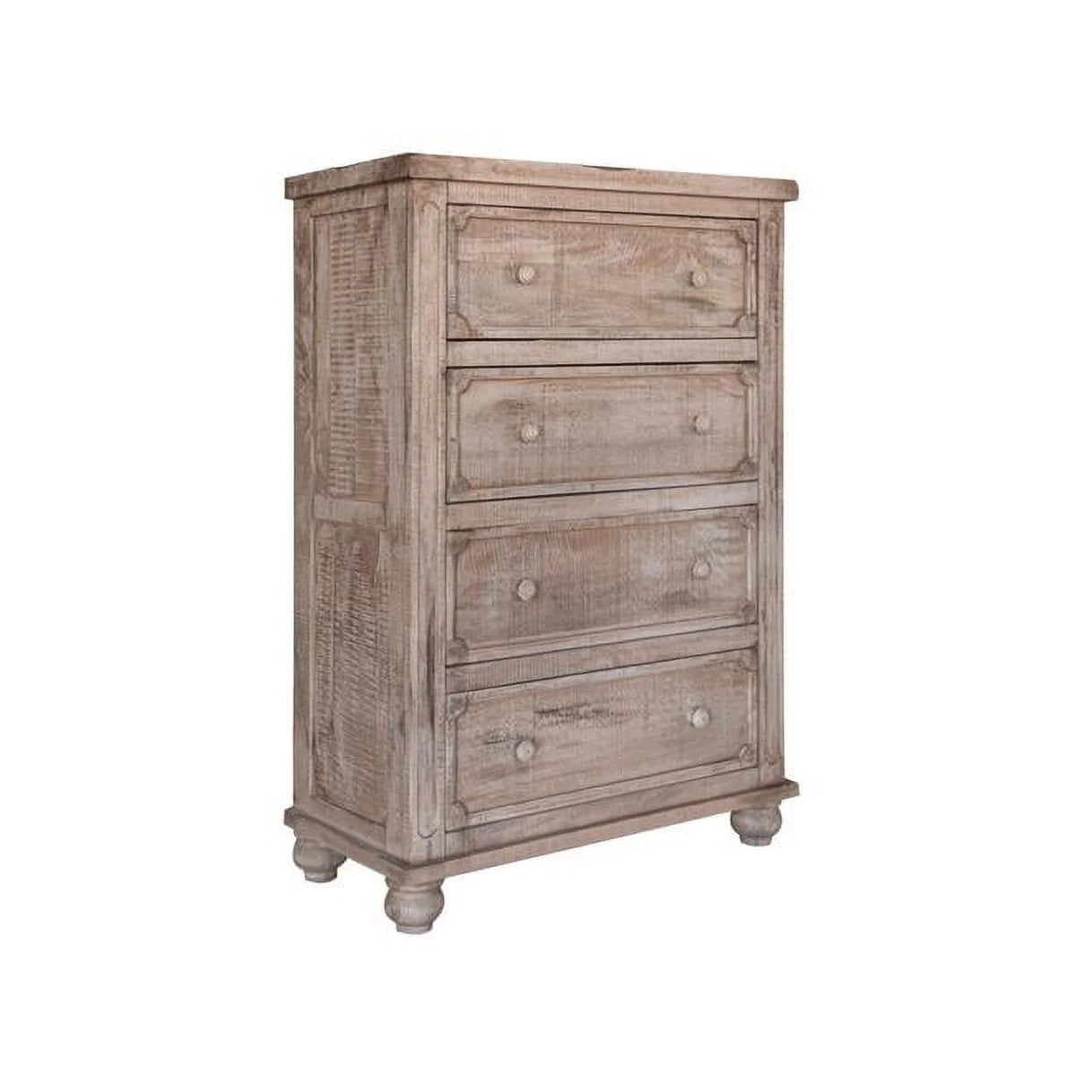 Natural Solid Wood Four Drawer Chest X919550
