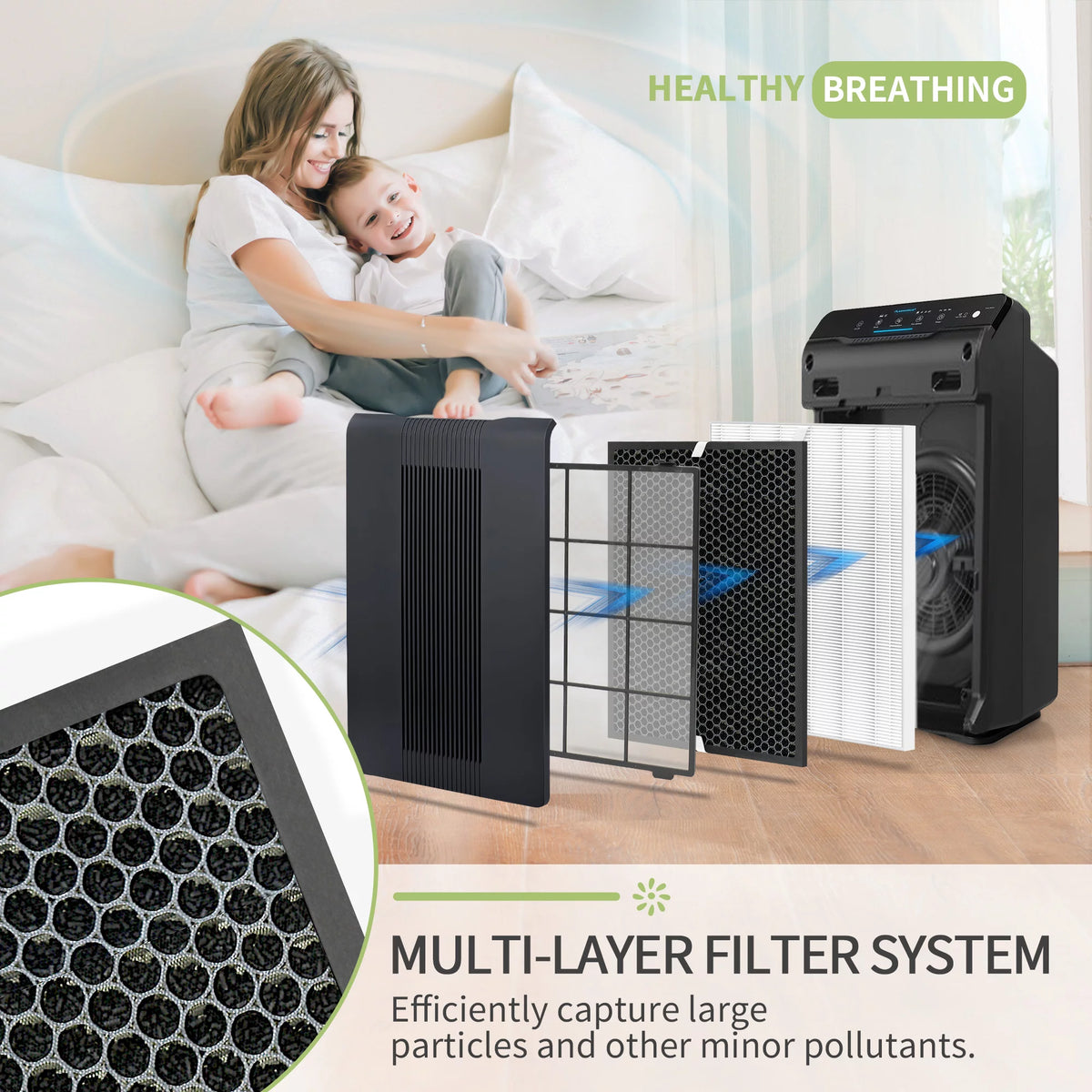 2 Sets H13 HEPA and Activated Carbon Filters K898387