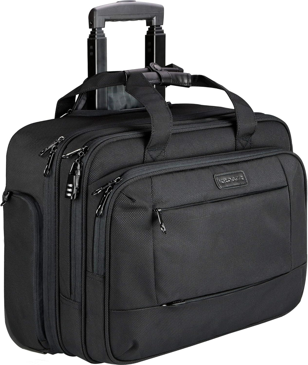 Rolling Laptop Bag Wheeled Briefcase for 17.3 Inch Laptop G401
