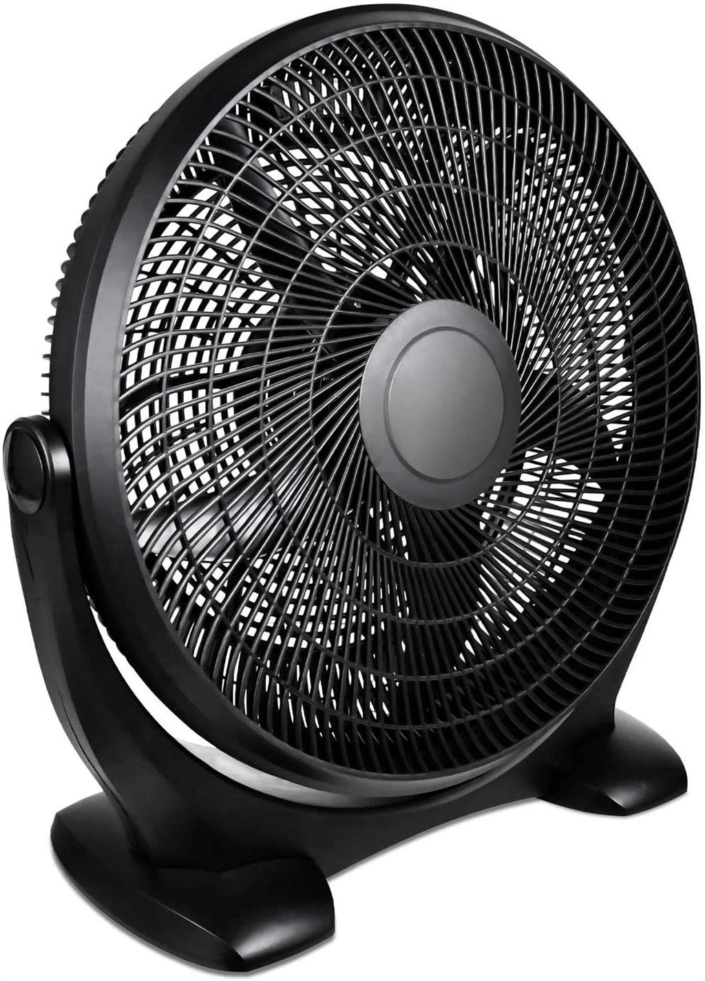 14 Inch 3-Speed Plastic Floor Fan, Black Z745084