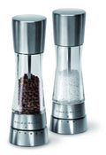 Stainless Steel and Acrylic Salt and Pepper Mill Gift Set E390