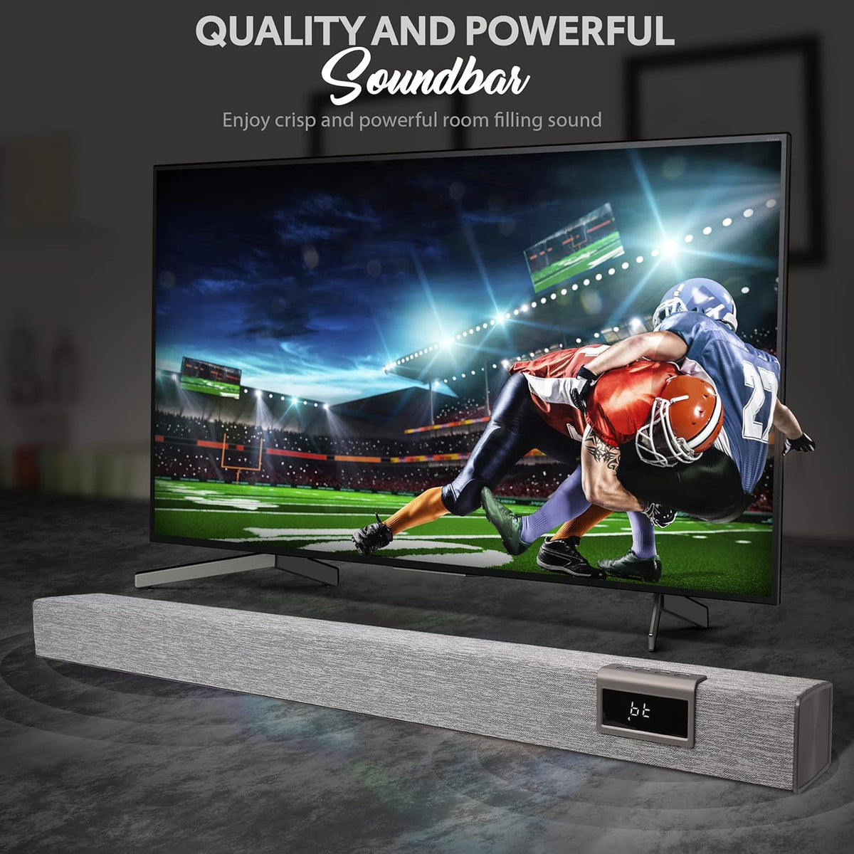60W Bluetooth Sound Bar with Remote Control D6887