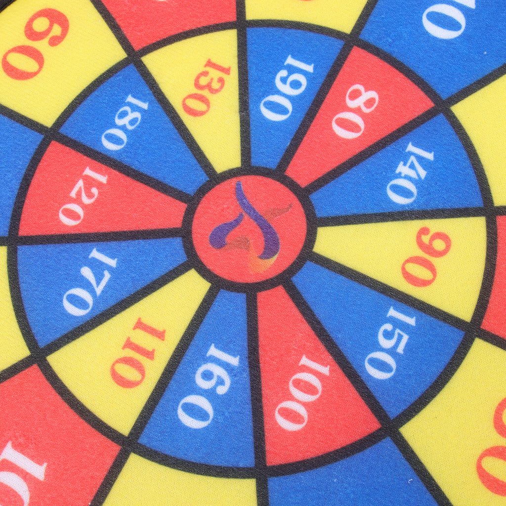 Flocking Dart Board with 4pcs Darts Dartboard Set C966