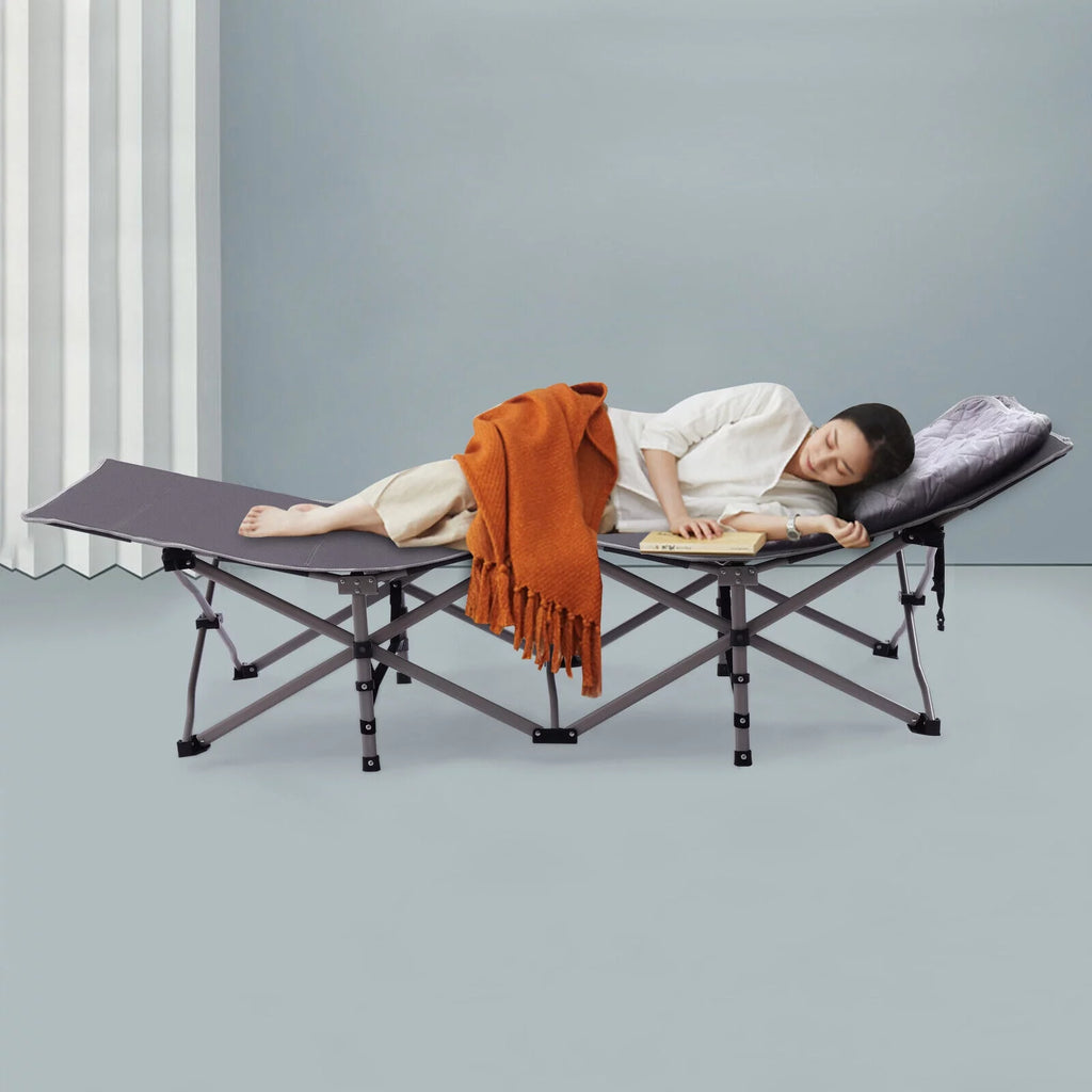 Portable Single Folding Bed with Mattress R89252