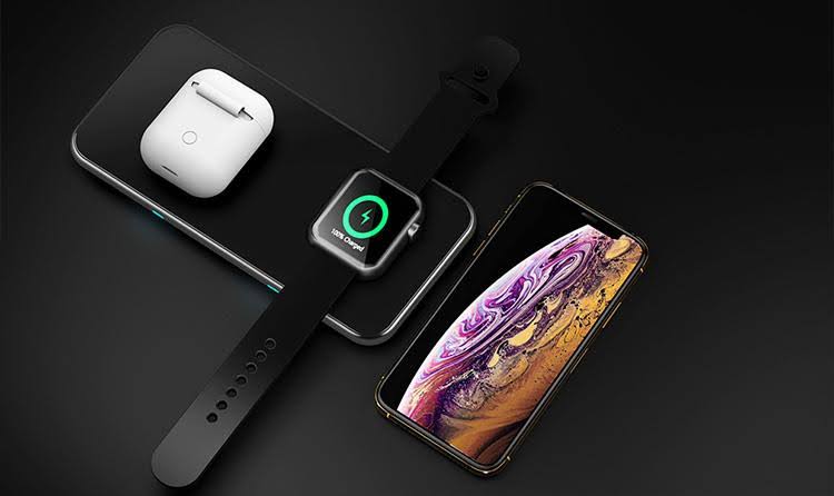 3 in 1 Glass Wireless Charge Pad L3700