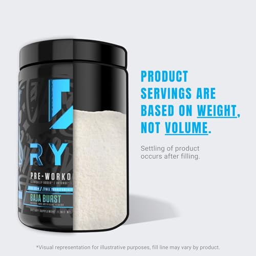 25 Servings Pre Workout with Caffeine (Baja Burst) V693025