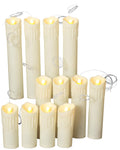 Set of 12 Battery Operated Floating Hanging Candles C9254