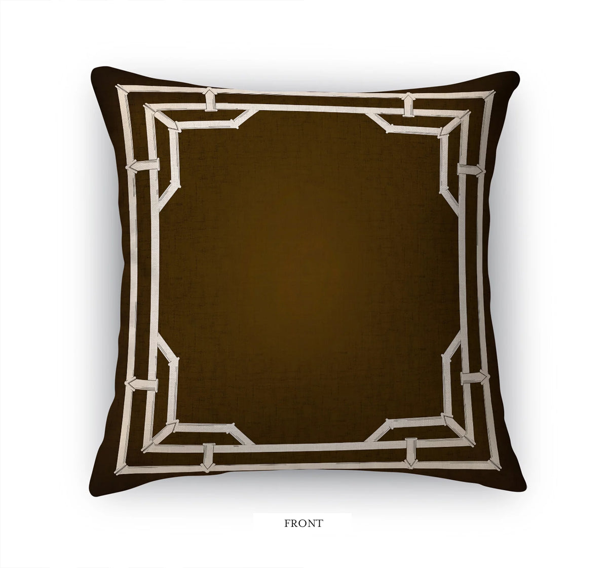 Bamboo Brown Accent Pillow U105060