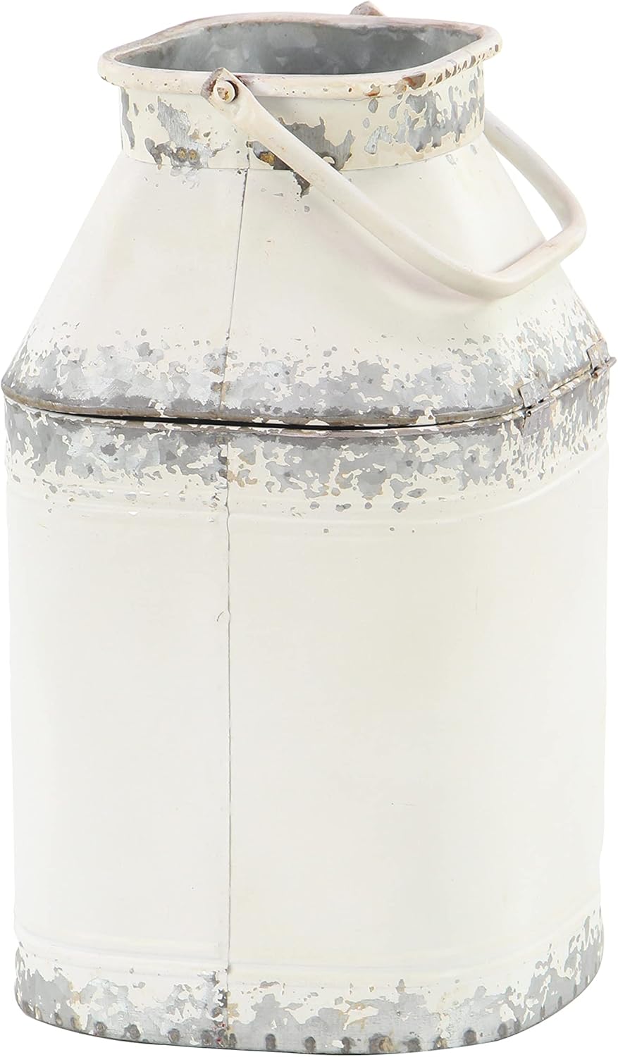 White Decorative Milk Can Pack of 2 S503252