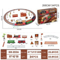 Toy Train Set With Lights And Sounds Steam Smoke Railway Tracks Battery Operated V434