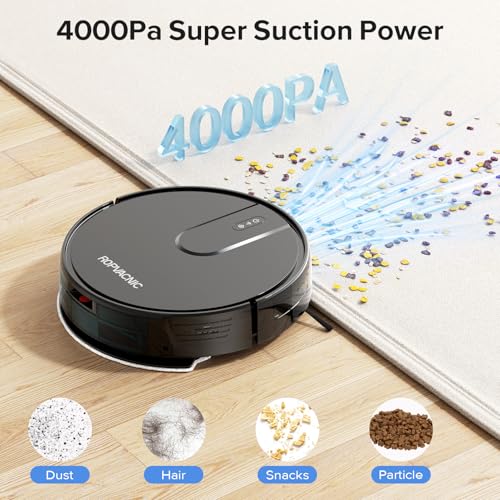 Robot Vacuum and Mop Combo with 4000Pa Suction G23693