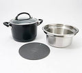 4-Piece Hard-Anodized Stock Pot Set C755589