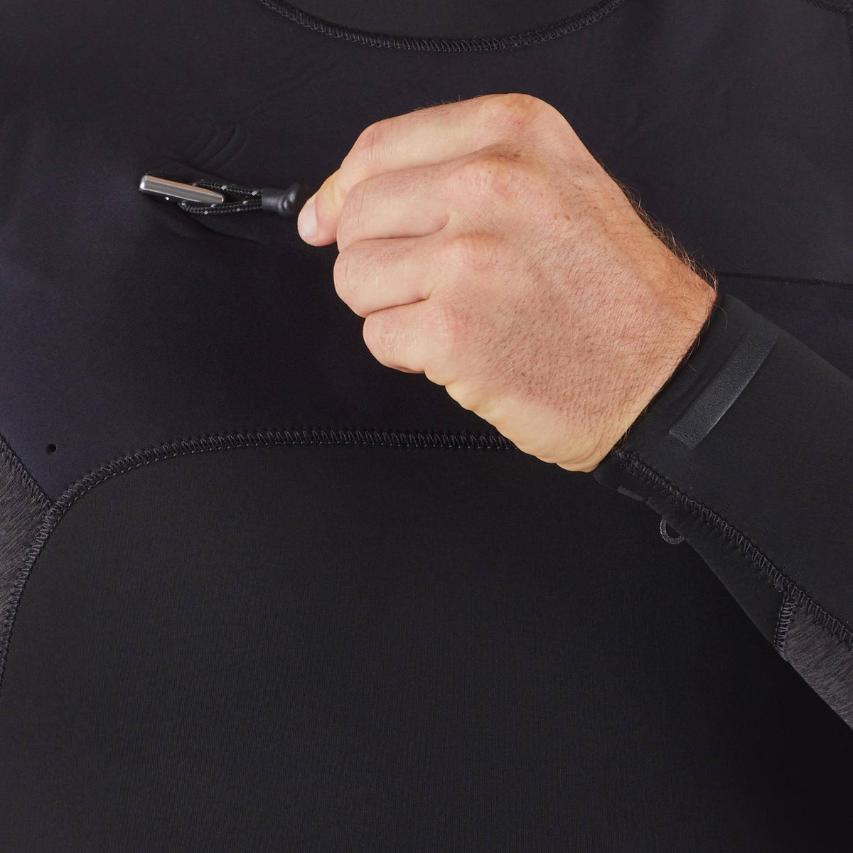 Black 4/3 mm Neoprene Surfing Wetsuit I2874