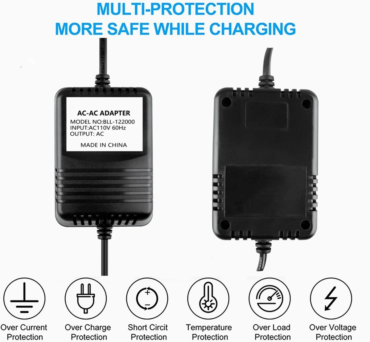 Compatible AC-AC Wall Adapter Battery Charger Power Supply O266073